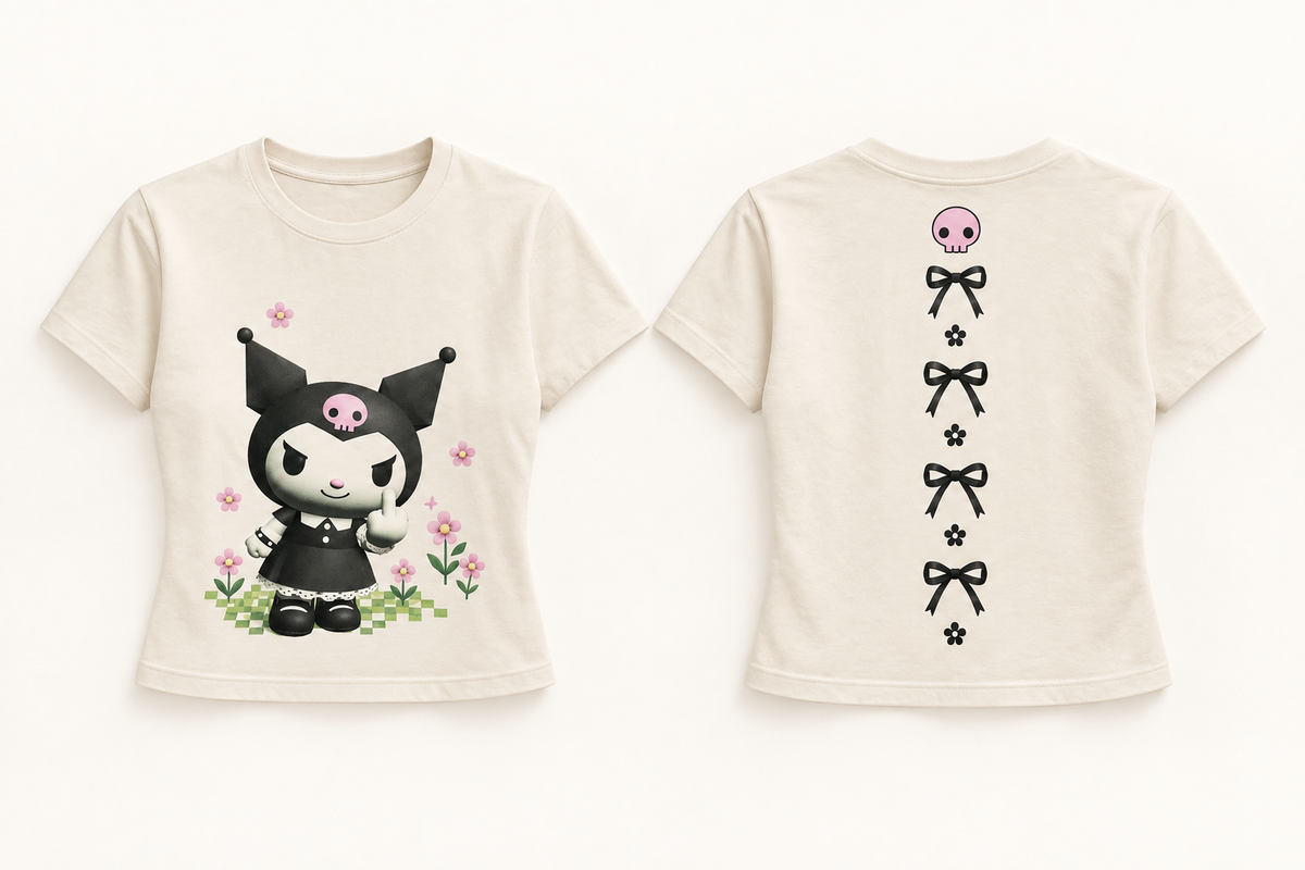 Black Magic — Cream — front and back design mockup