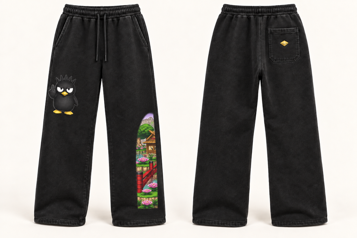Zero Patience — Black — front and back design mockup