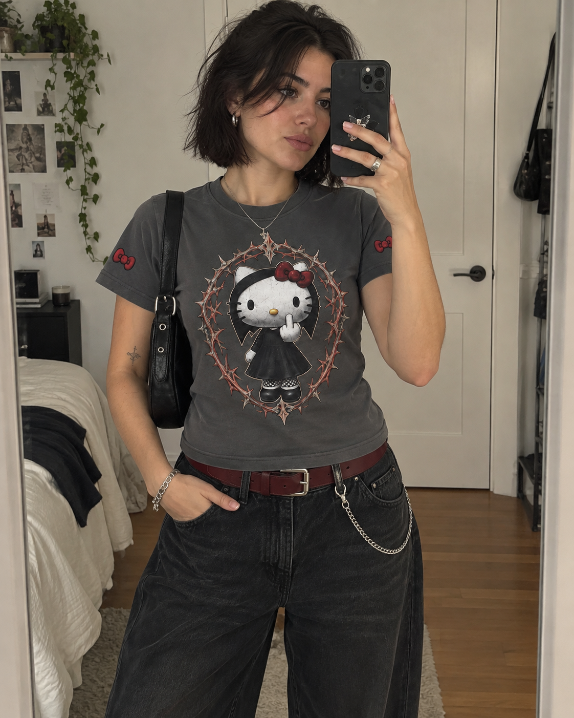 Everyday styling — After Hours Goth in Dark Grey — generated outfit concept