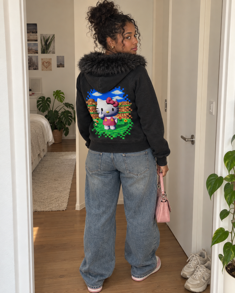 Everyday styling — Green Hill Defiance in Black — generated outfit concept