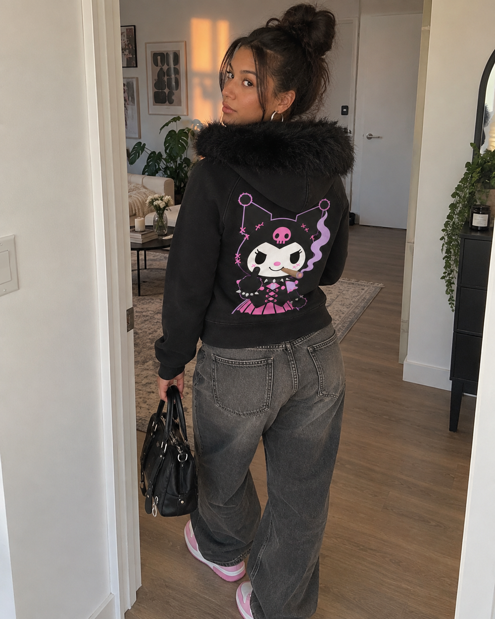 Everyday styling — Punk Smoke in Black — generated outfit concept