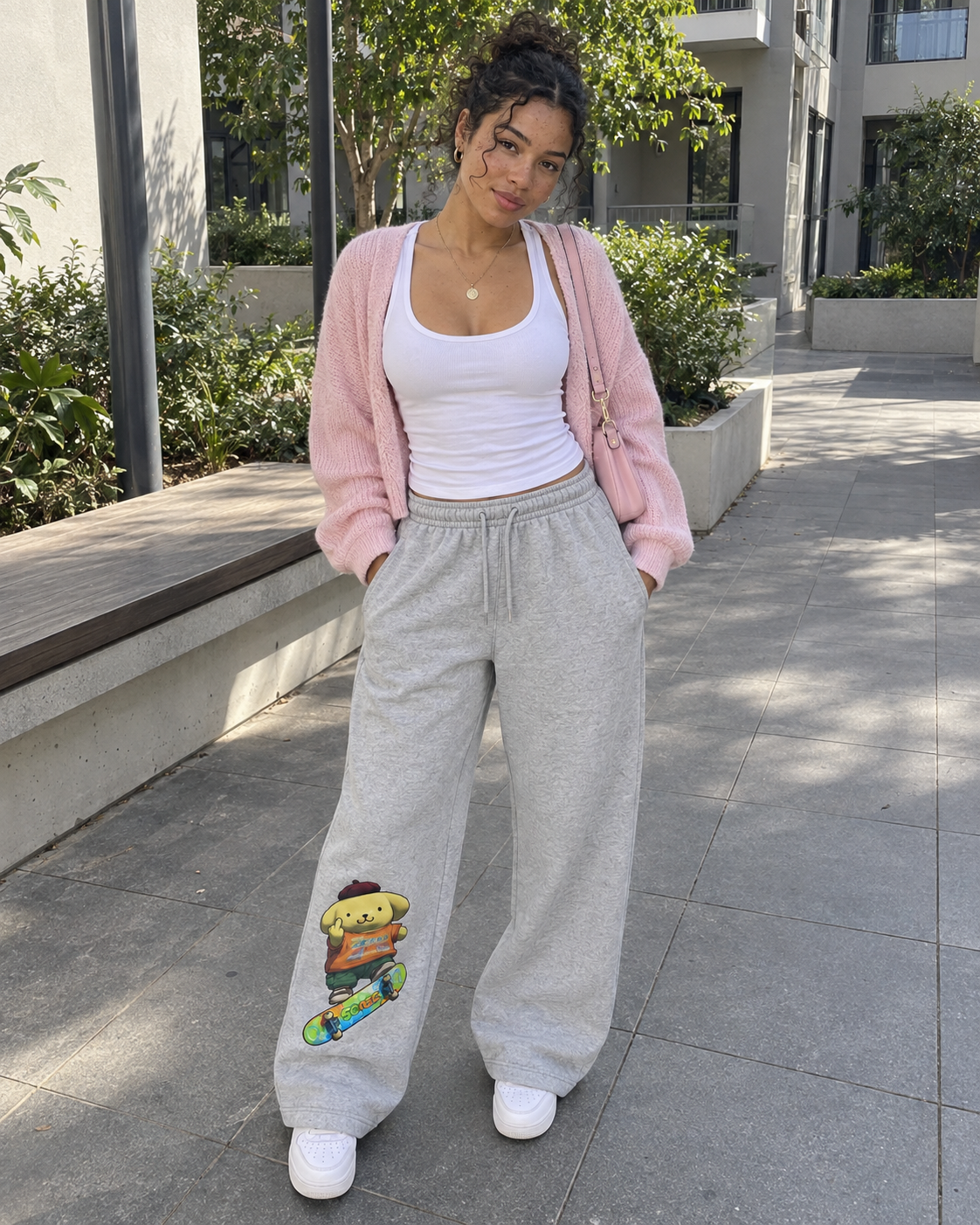 Everyday styling — Skate Session in Heather Grey — generated outfit concept