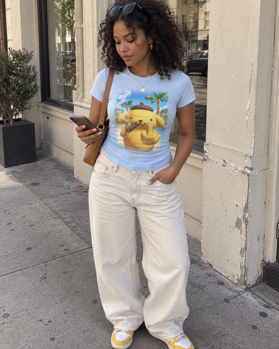 Everyday styling — Smoke Vacation in Baby Blue — generated outfit concept