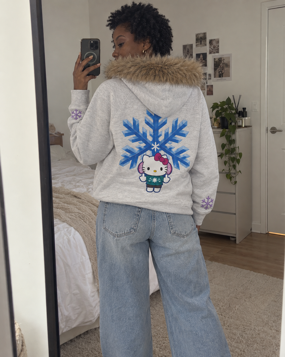 Everyday styling — Snow Mode in Light Gray — generated outfit concept