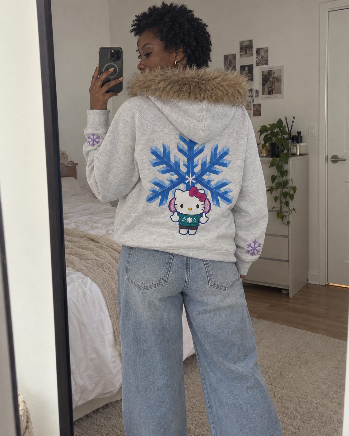 Everyday styling — Snow Mode in Light Gray — generated outfit concept