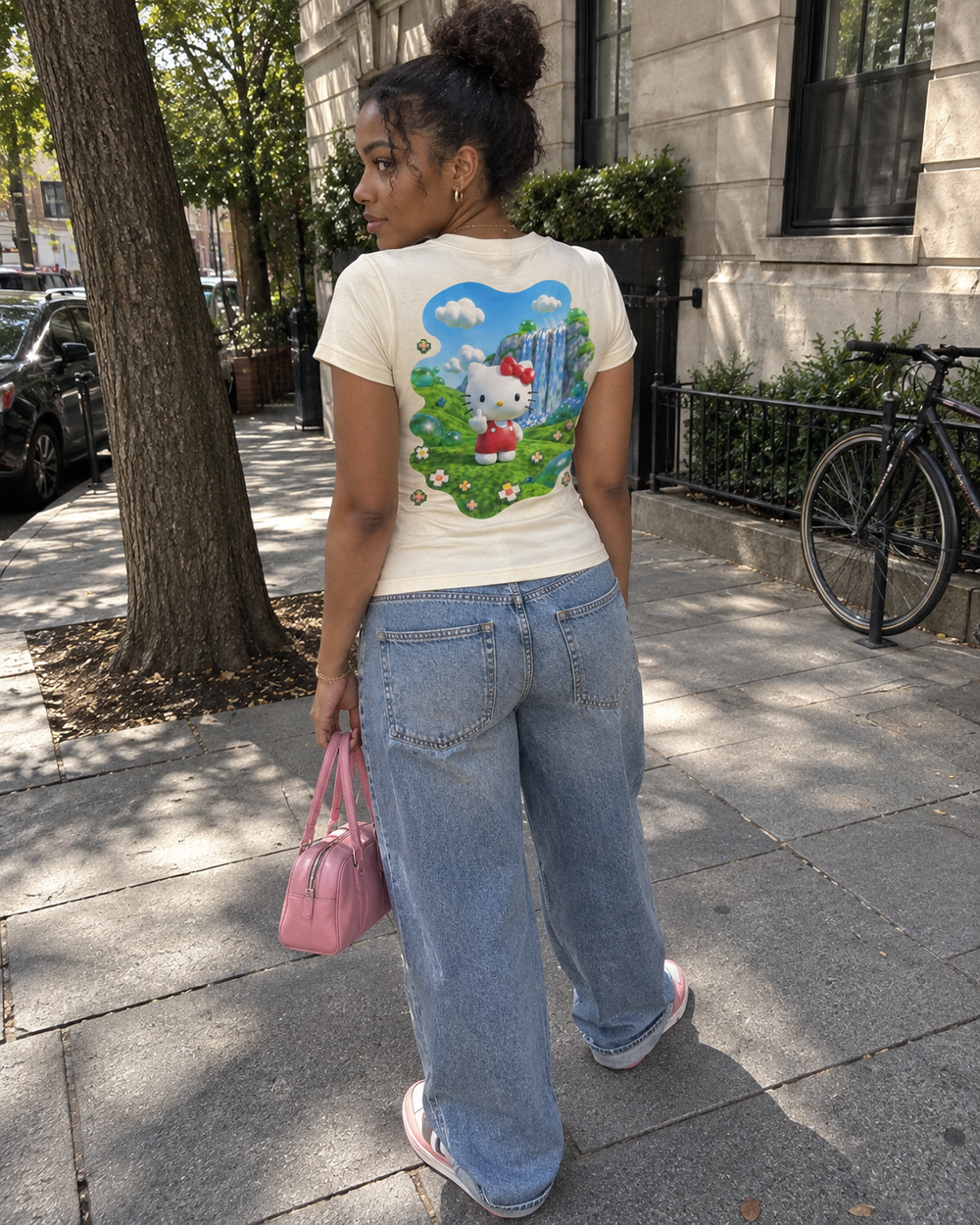 Everyday styling — Waterfall Attitude in Cream — generated outfit concept